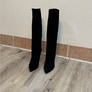 Vince Camuto  Elegant Black Knee-High Women's Boots